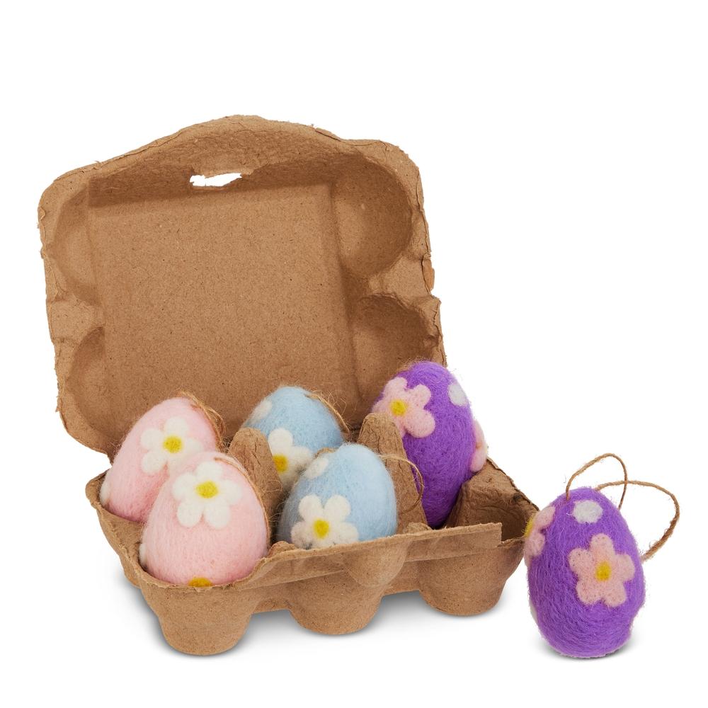RAZ Imports 2.25" Carton of Egg Ornaments
