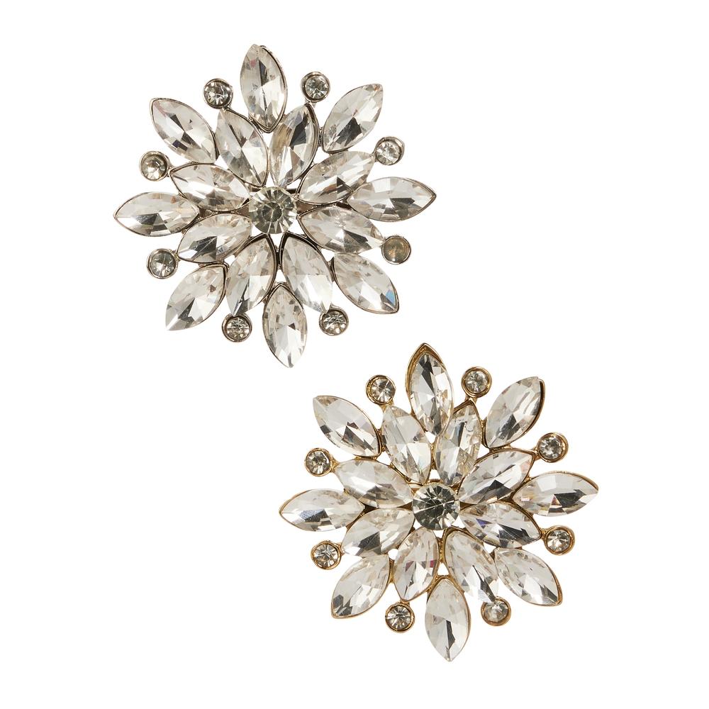 RAZ Imports 2.5" Jewel Brooch Clip-on Ornament