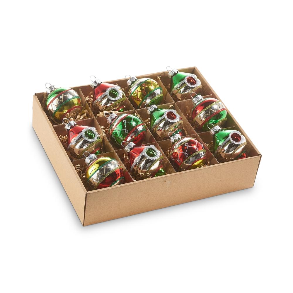 RAZ Imports 2" Box of Vintage Ornaments