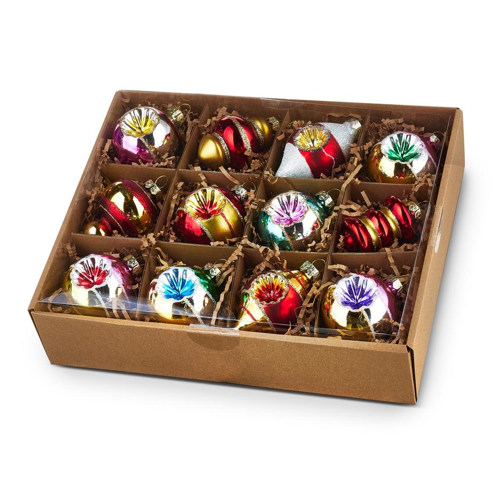 RAZ Imports 2" Box of Vintage Ornaments