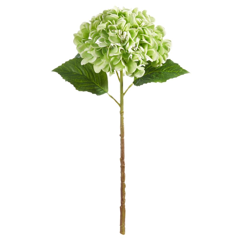 RAZ Imports 20.5" Real Touch Green Hydrangea Stem