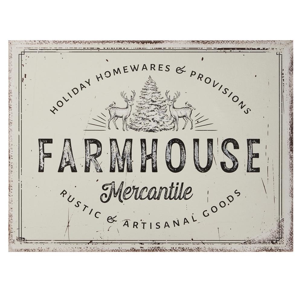 RAZ Imports 20" Farmhouse Mercantile Wall Art