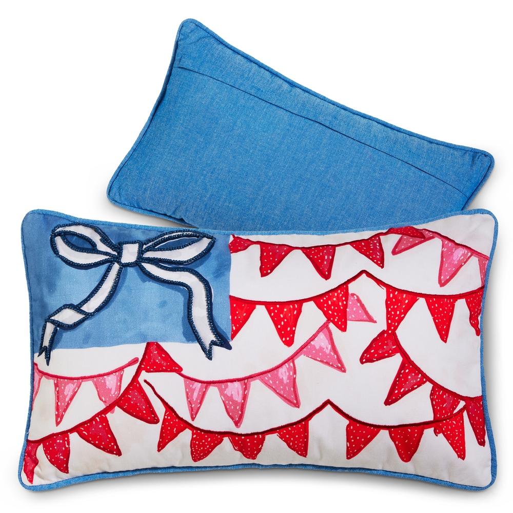 RAZ Imports 20" Festive Freedom Pillow
