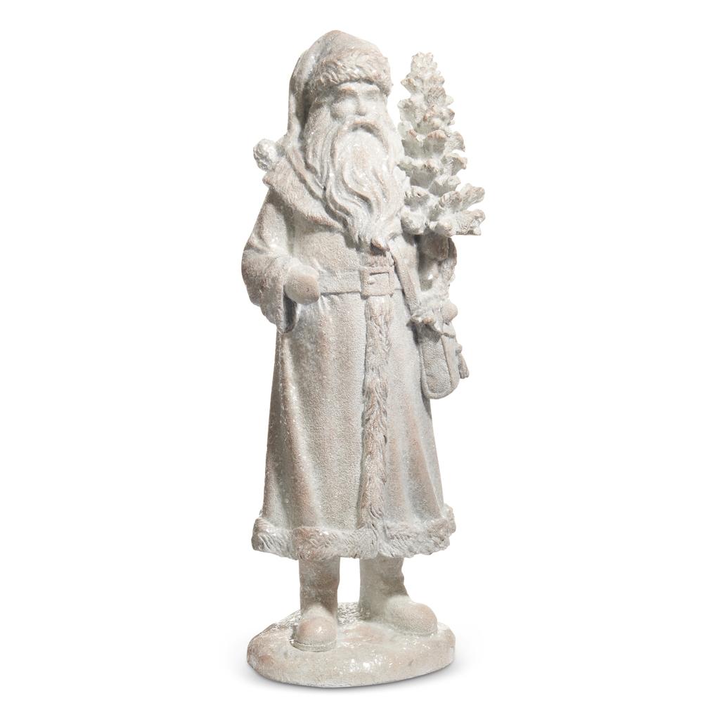 RAZ Imports 20" Iced Santa with Tree