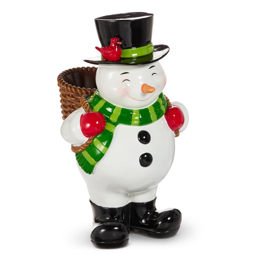 RAZ Imports 20" Snowman with Basket