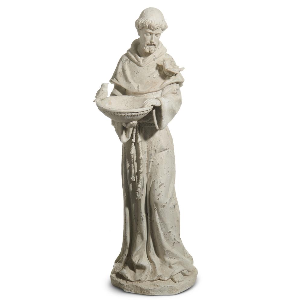 RAZ Imports 21.5" Concrete Look St. Francis