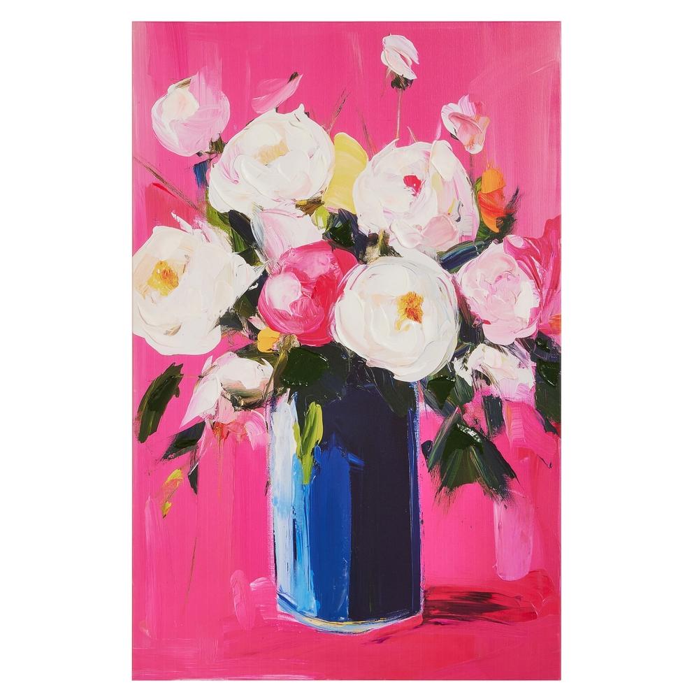 RAZ Imports 21.5" Floral Blush Wall Art