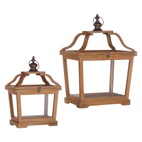 RAZ Imports 21.5" Lanterns with Finial