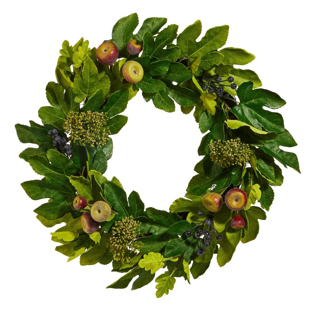 RAZ Imports 21" Fig and Berry Wreath