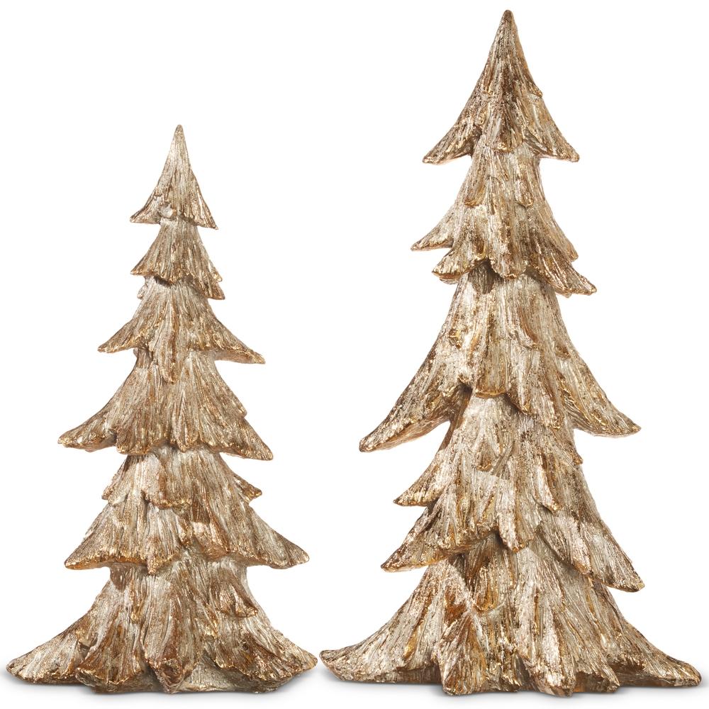 RAZ Imports 21" Gold Carved Trees
