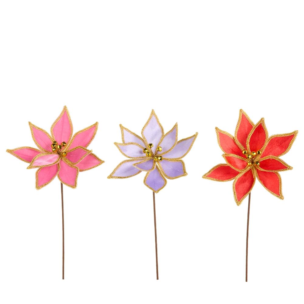 RAZ Imports 21" Poinsettia Stem
