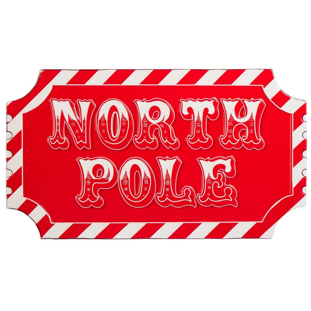 RAZ Imports 22.25" North Pole Wall Art
