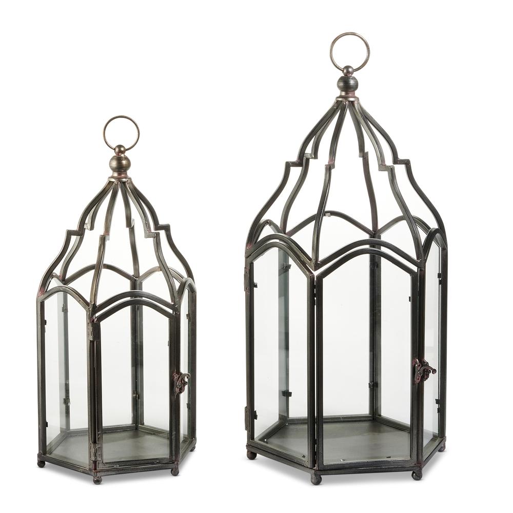 RAZ Imports 22.5" Cathedral Lanterns
