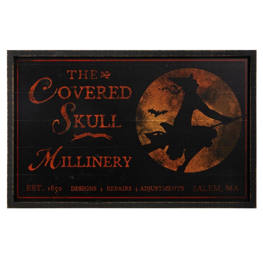 RAZ Imports 22" Covered Skull Wall Art