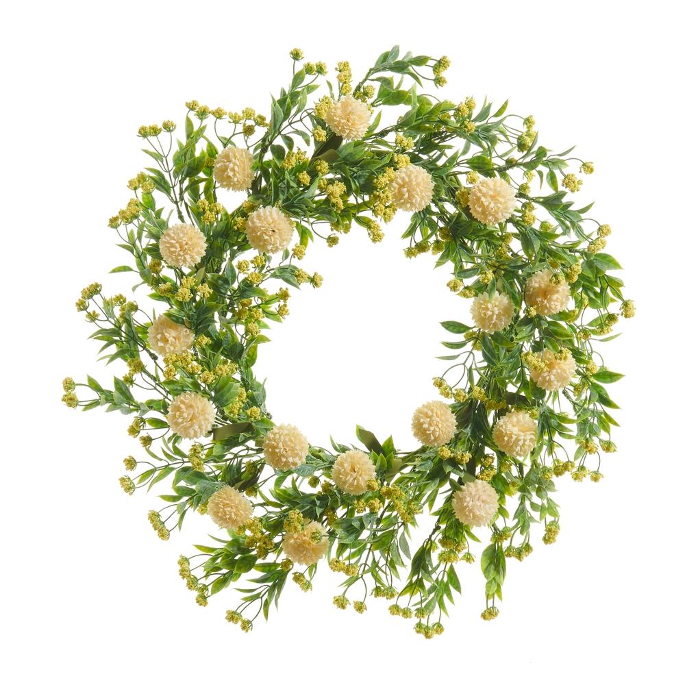 RAZ Imports 22" Dahlia Wreath