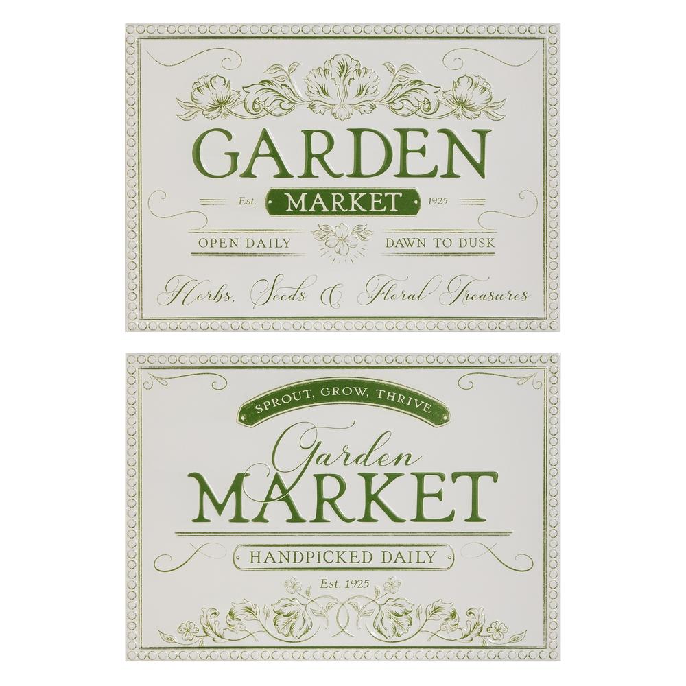 RAZ Imports 22" Garden Market Sign