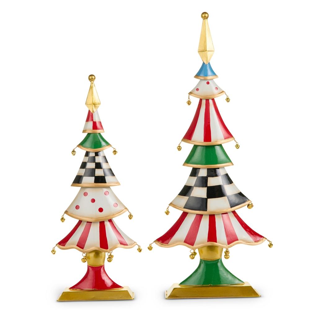 RAZ Imports 22" Jingle Bell Tiered Trees