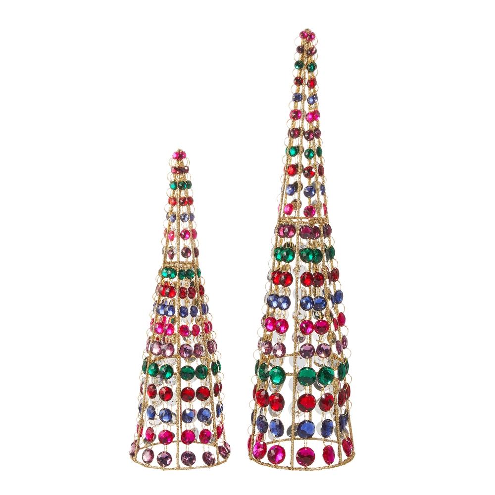RAZ Imports 22" Multicolor Jewel Trees