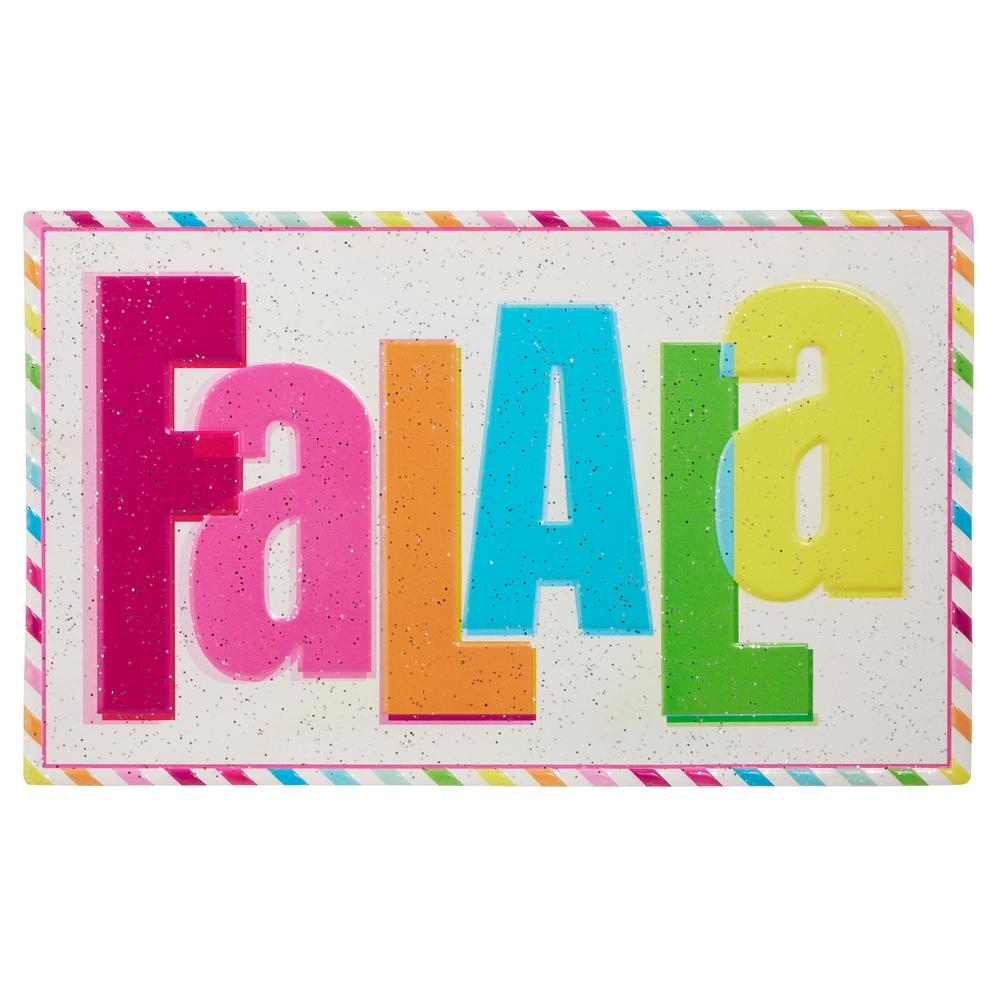 RAZ Imports 22" Neon Falala Wall Art
