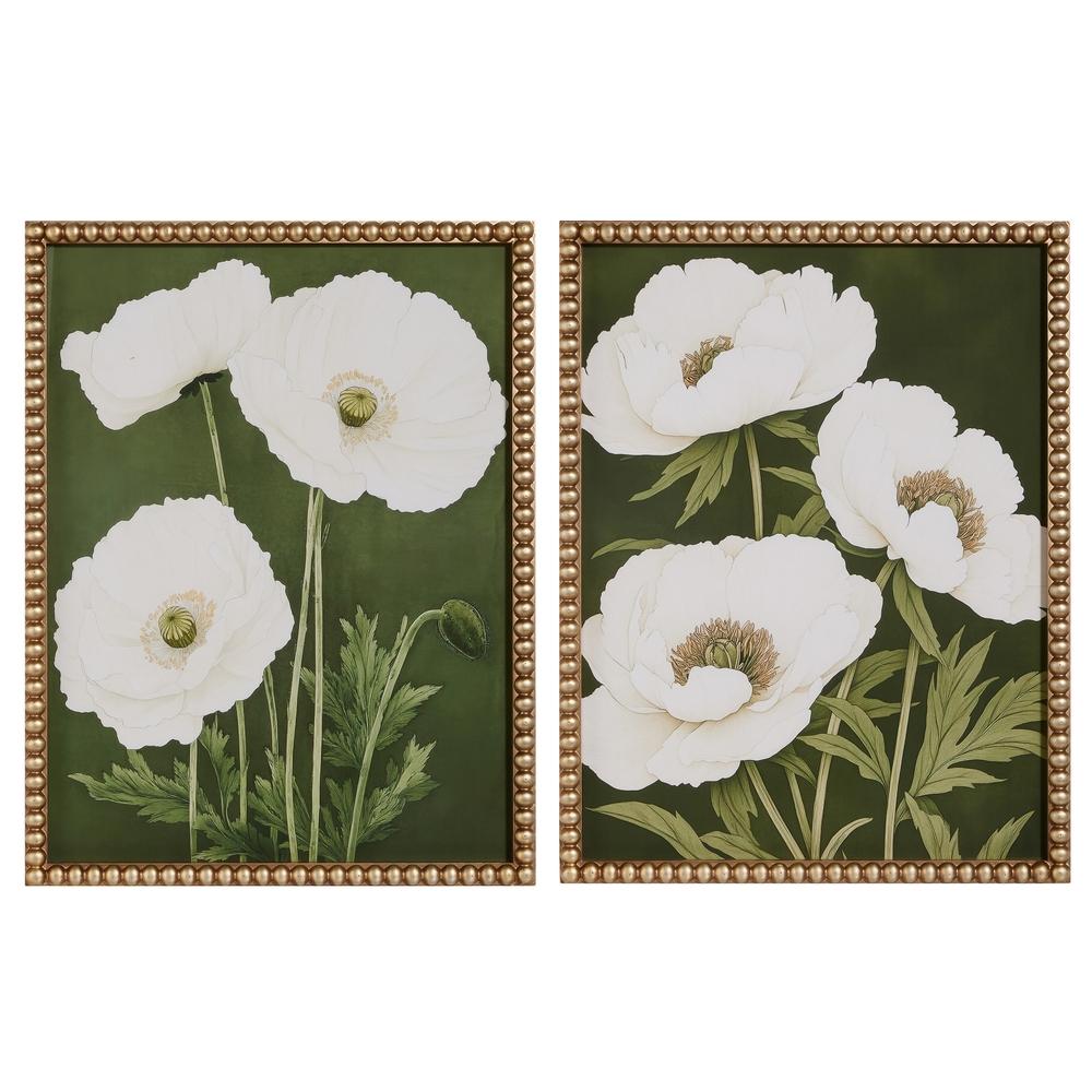 RAZ Imports 22" Poppy Petals Framed Wall Art