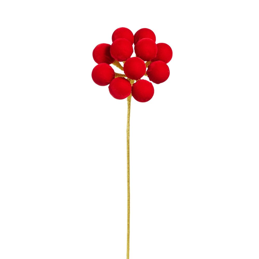 RAZ Imports 22" Red Ball Stem