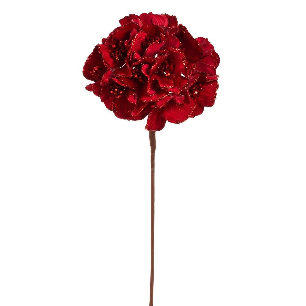 RAZ Imports 22" Red Velvet Hydrangea