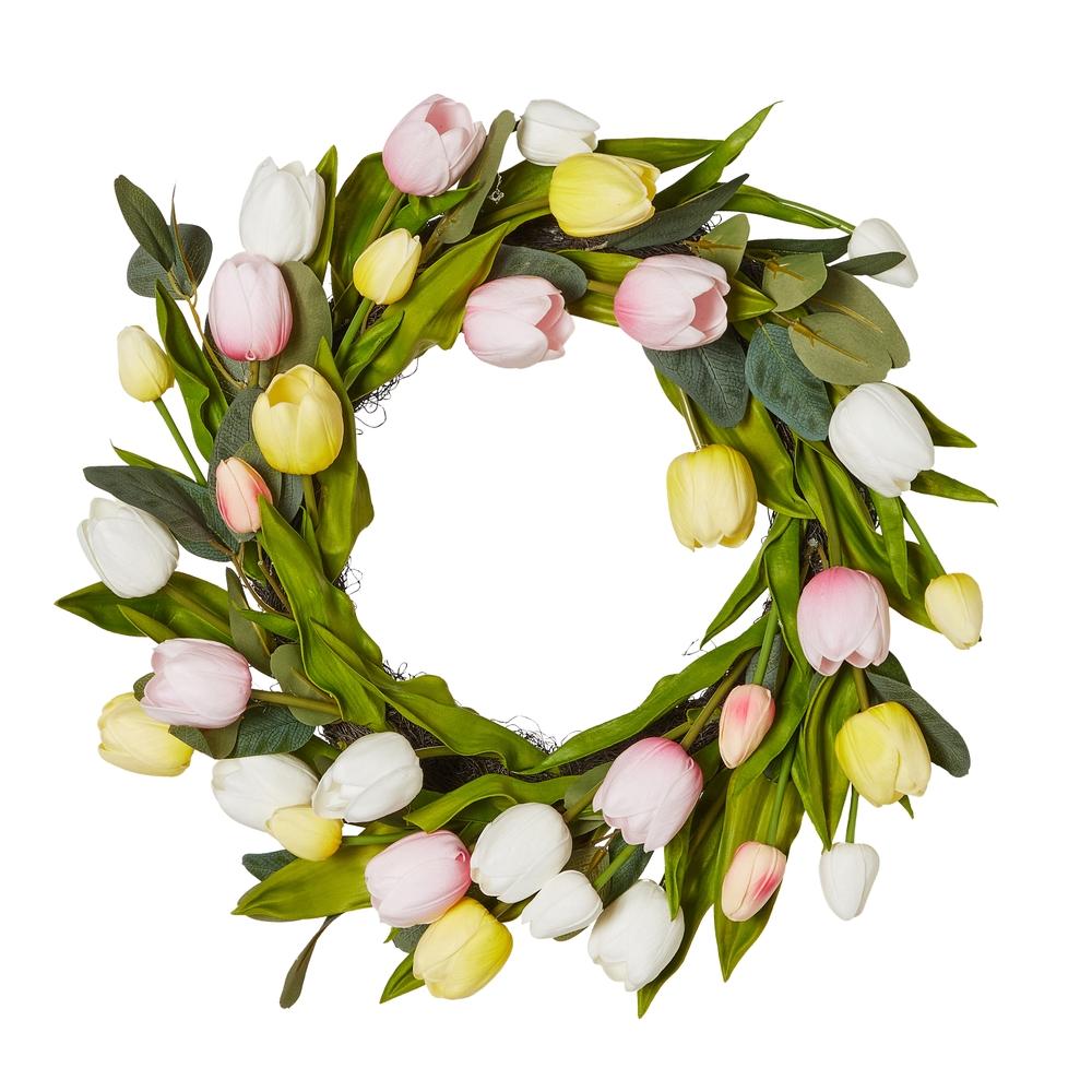 RAZ Imports 22" Tulip Wreath