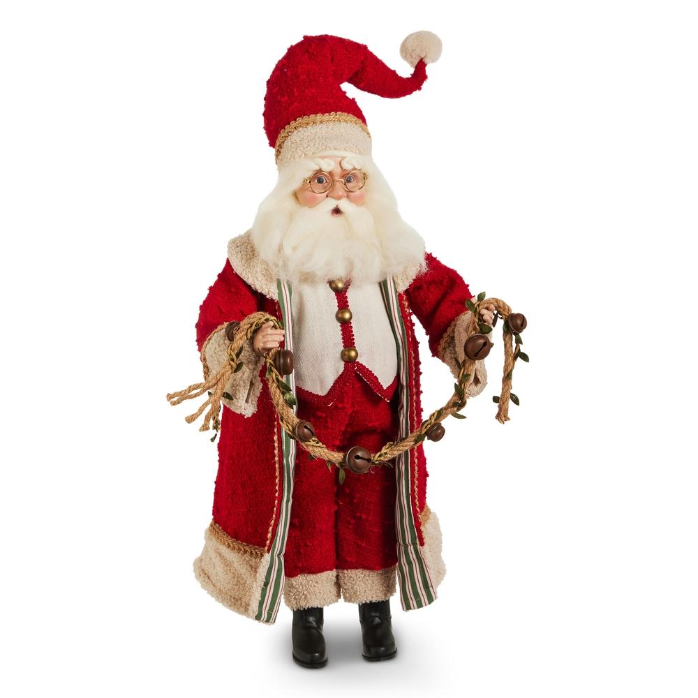 RAZ Imports 22" Yuletide Santa with Bells