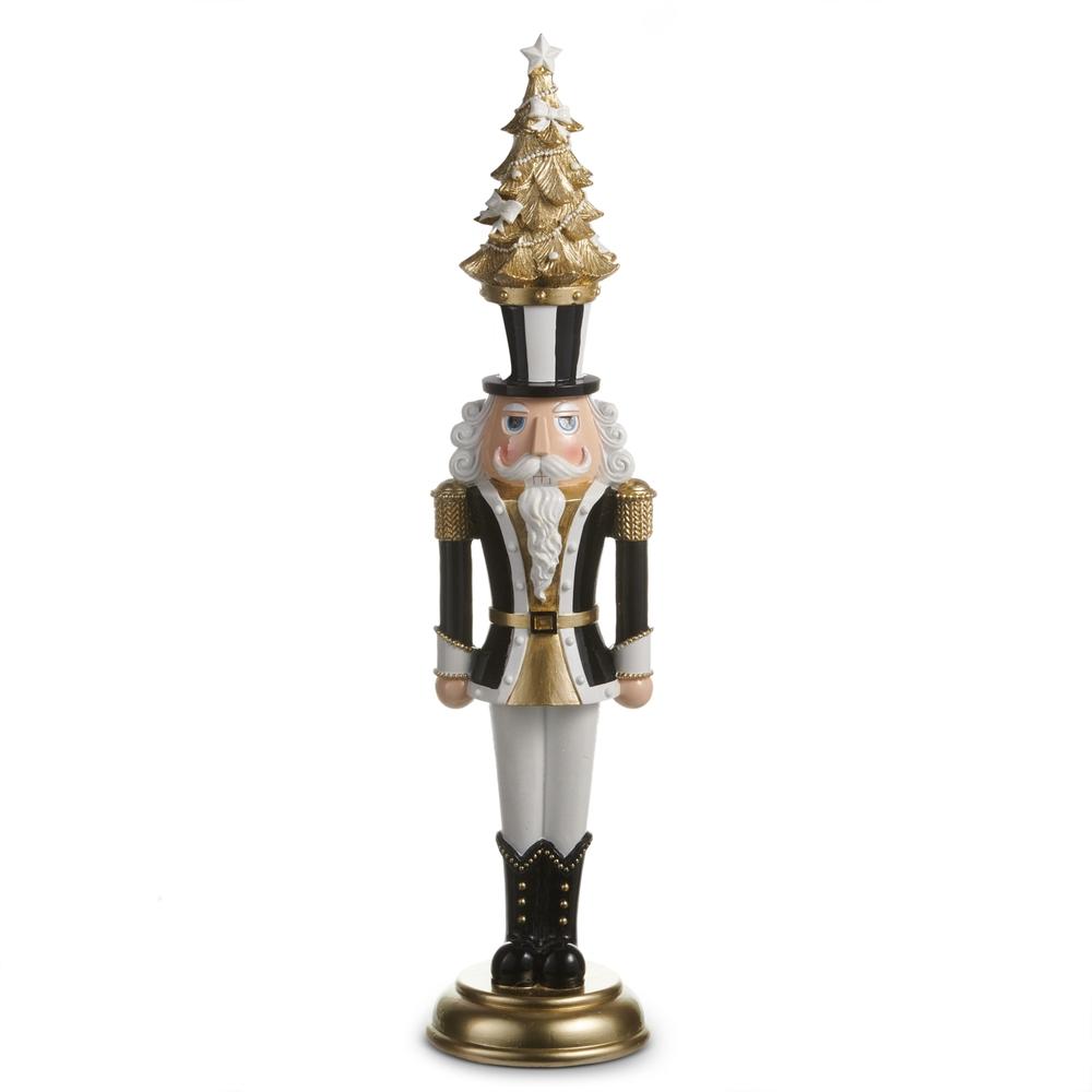 RAZ Imports 23.5" Black and Gold Nutcracker