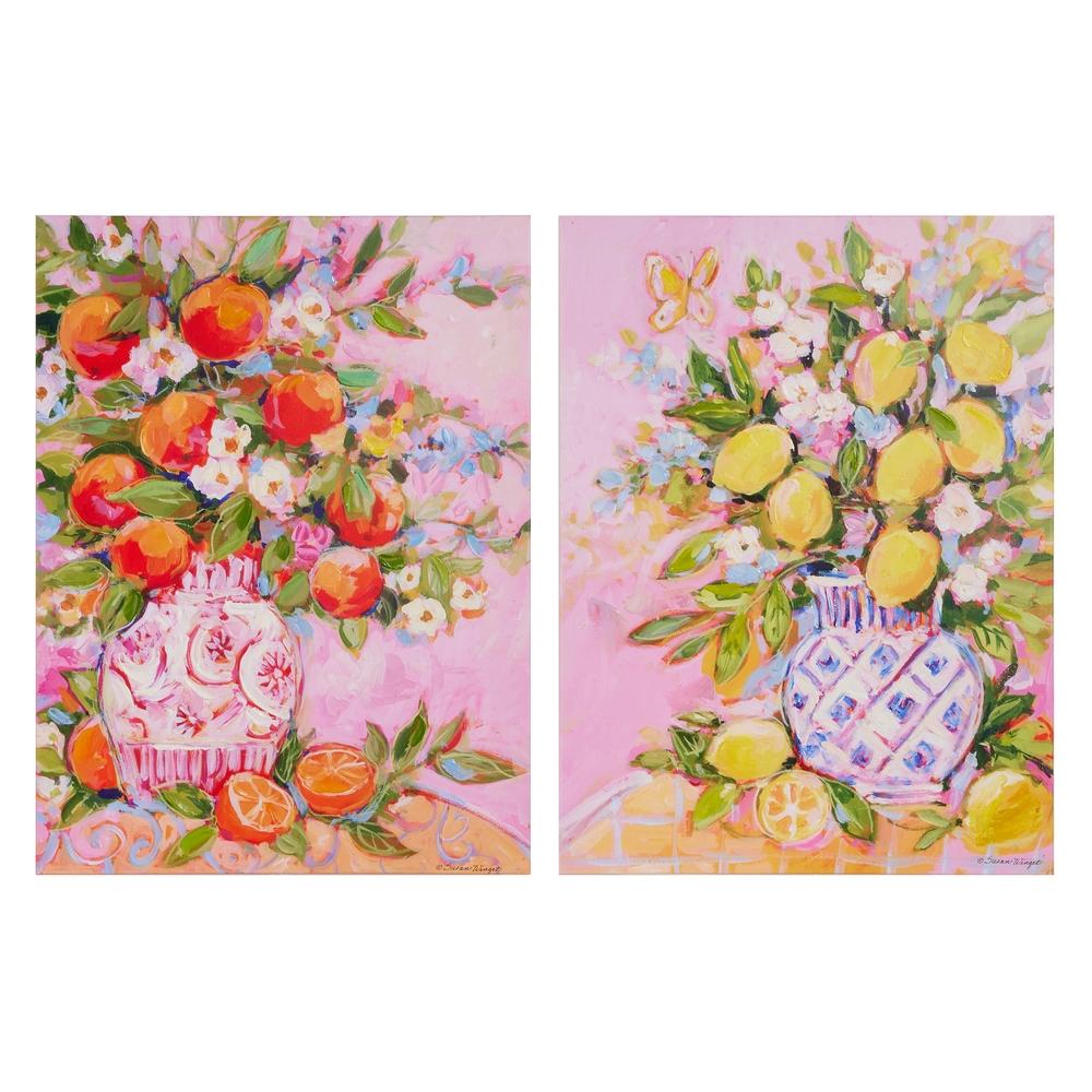 RAZ Imports 23.5" Citrus Bouquet Wall Art