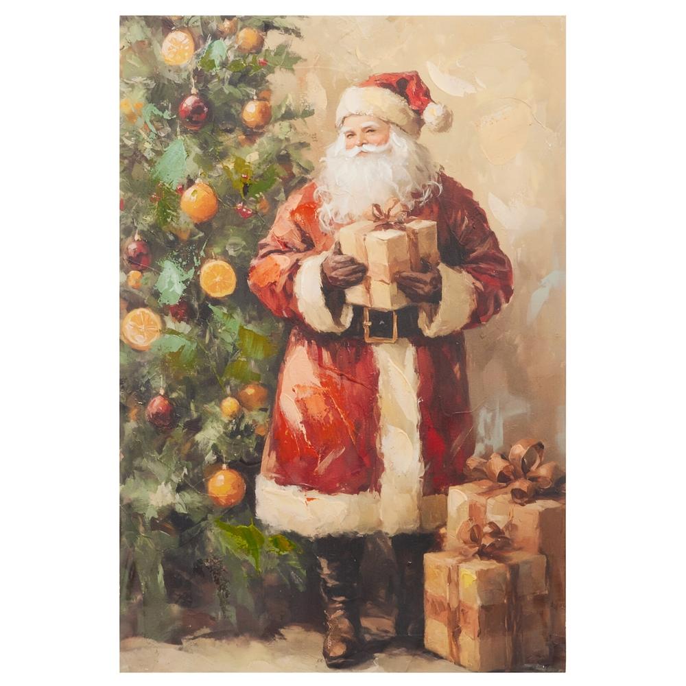 RAZ Imports 23.5" Classic Claus Wall Art