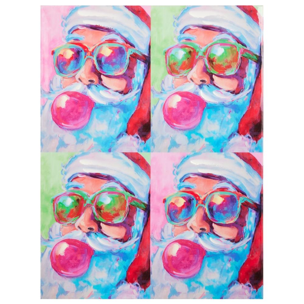 RAZ Imports 23.5" Color Pop Santa Wall Art
