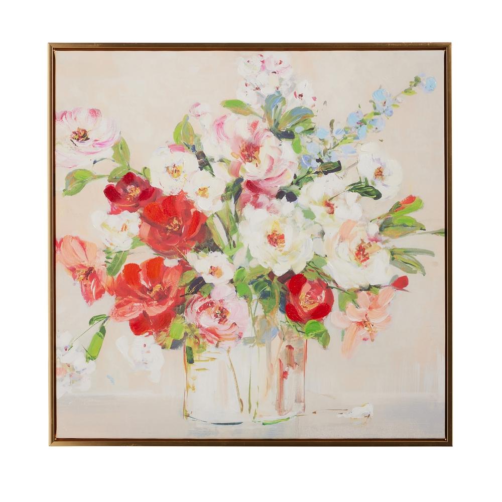 RAZ Imports 23.5" Floral Vase Framed Wall Art