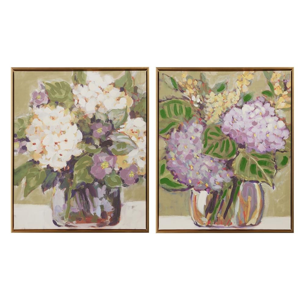 RAZ Imports 23.5" Hydrangea Vase Framed Wall Art