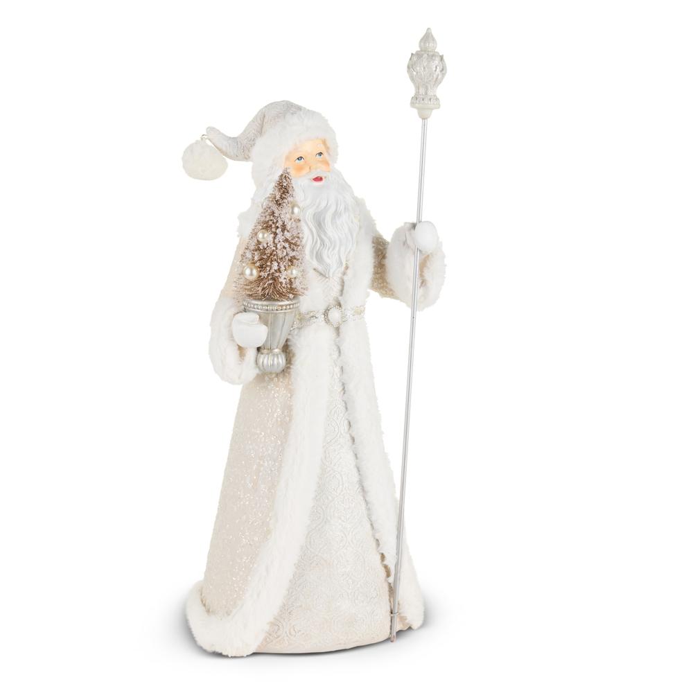 RAZ Imports 23.5" Nordic Santa with Tree and Staff