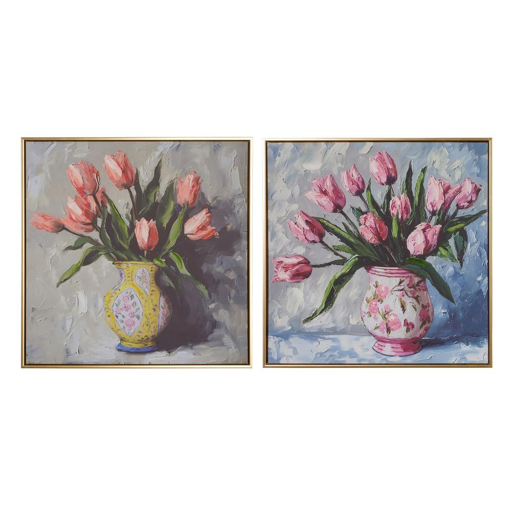 RAZ Imports 23.5" Potted Tulips Framed Wall Art