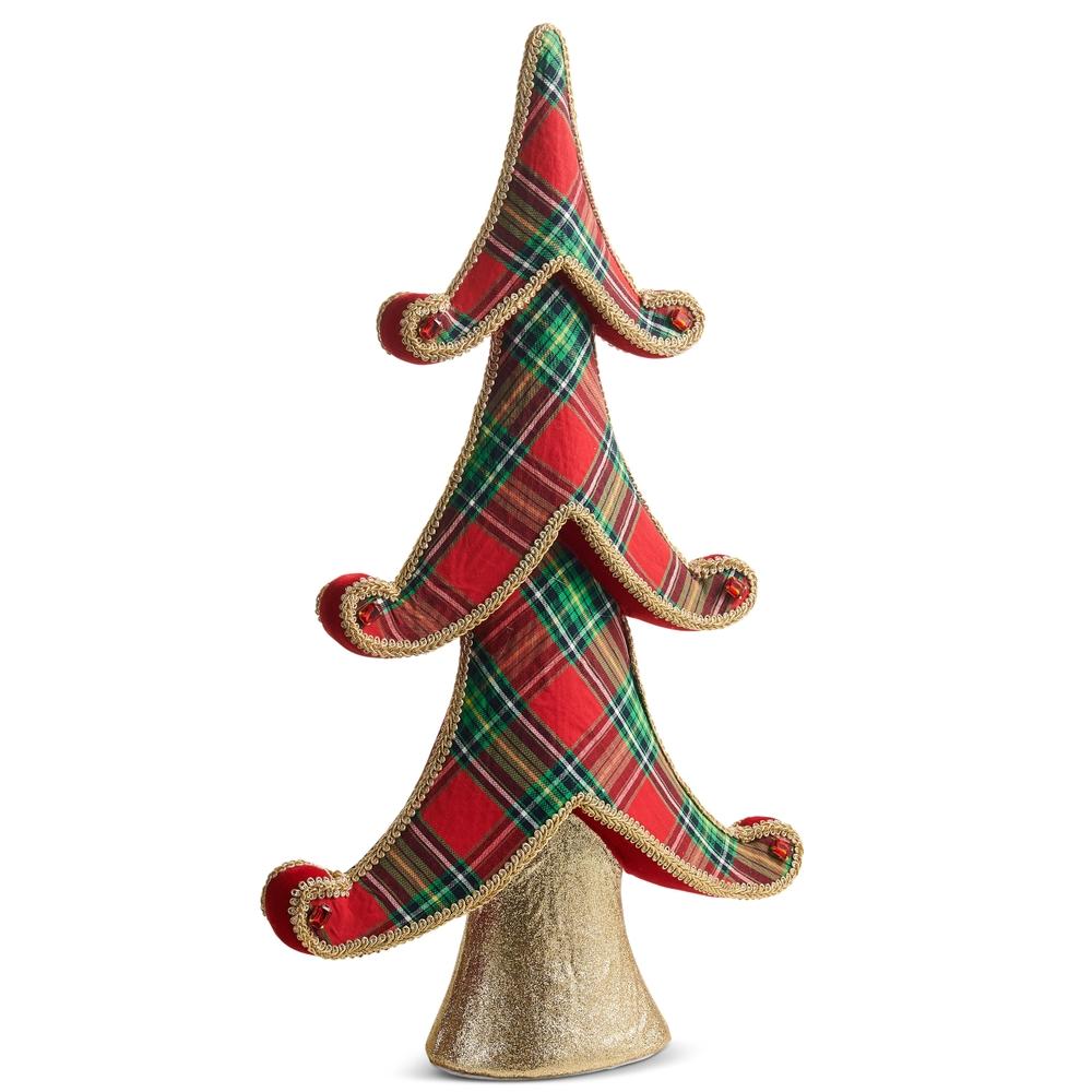 RAZ Imports 23.5" Red Plaid Tree