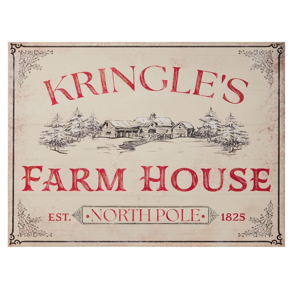 RAZ Imports 23.75" Kringle's Farm Wall Art
