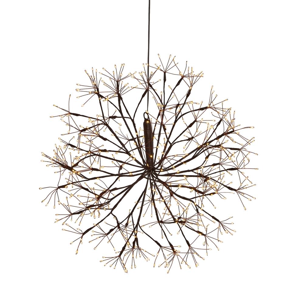 RAZ Imports 23" Brown Starburst Lighted Orb