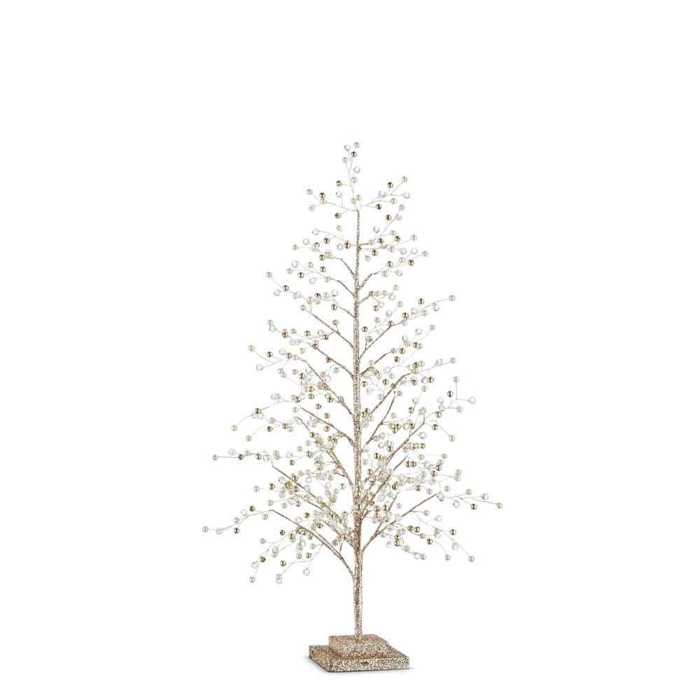 RAZ Imports 23" Crystal Champagne Tree