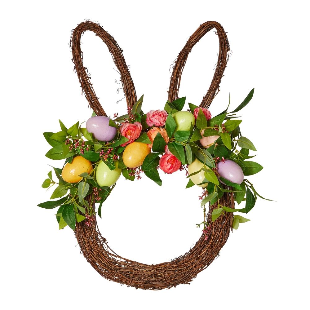RAZ Imports 23" Easter Bunny Head Wreath