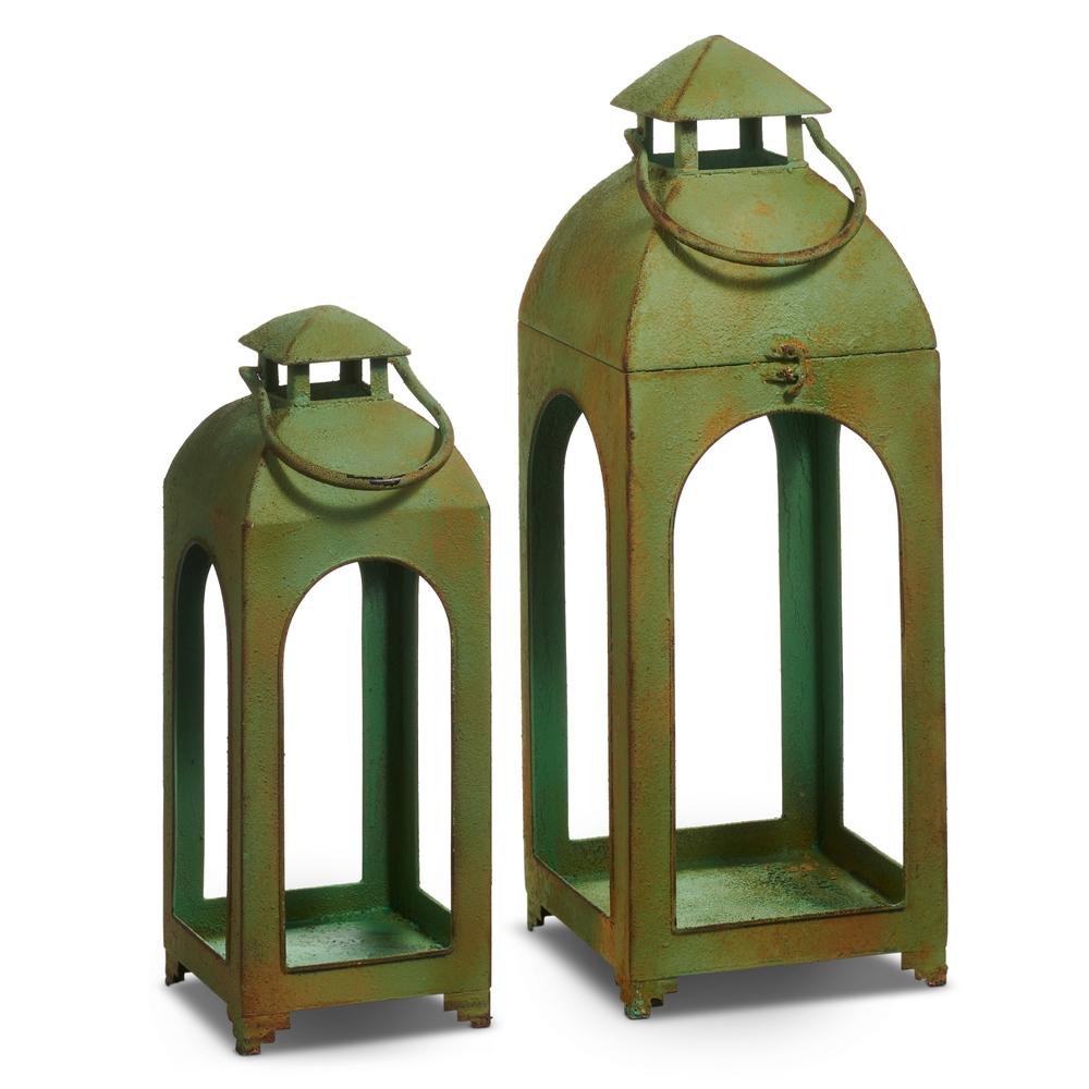 RAZ Imports 23" Patina Lanterns