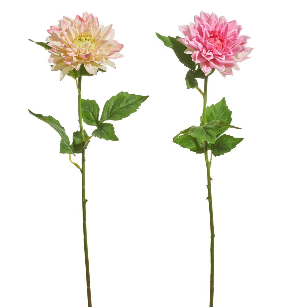 RAZ Imports 23" Pink Dahlia Stem