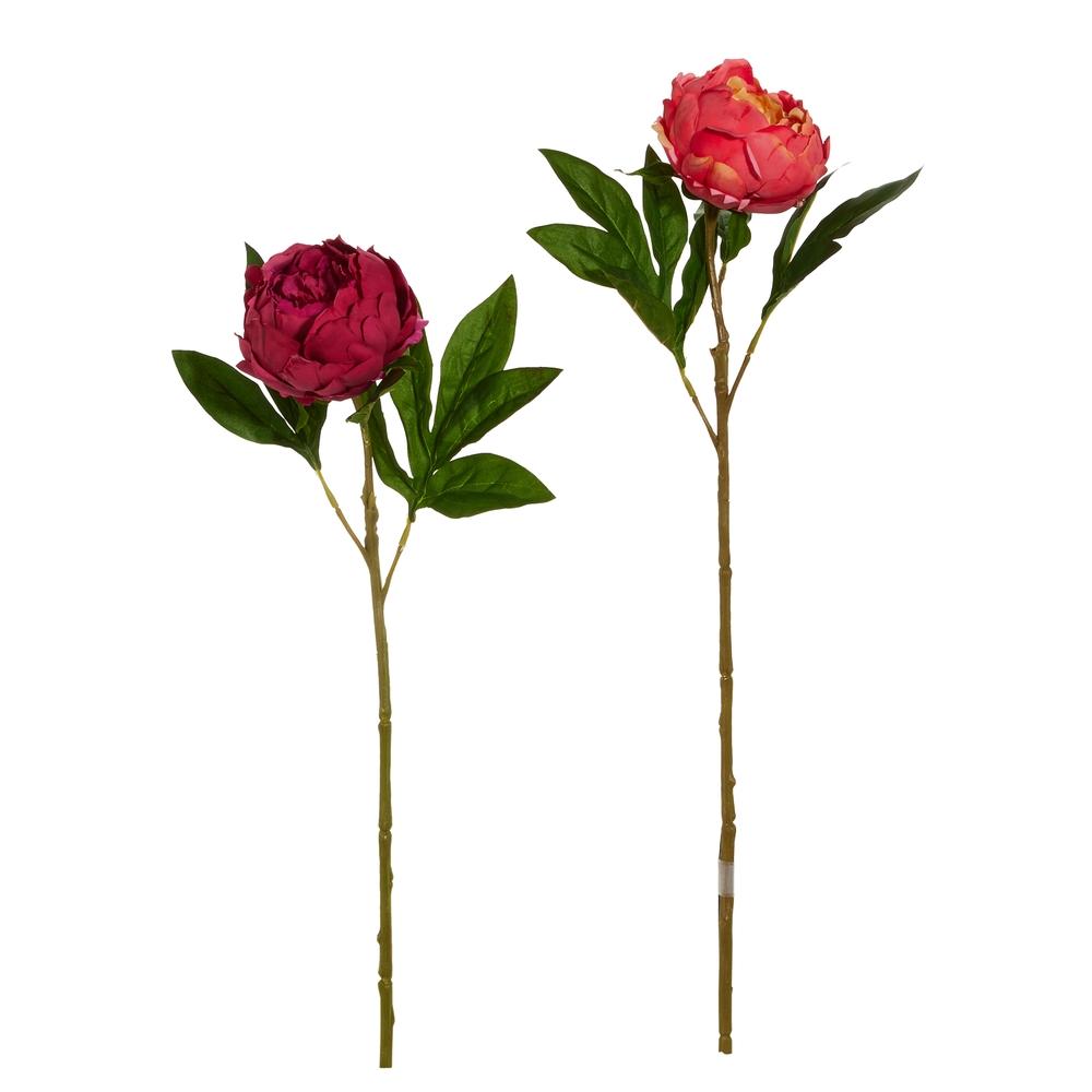 RAZ Imports 23" Real Touch Pink Peony Stem