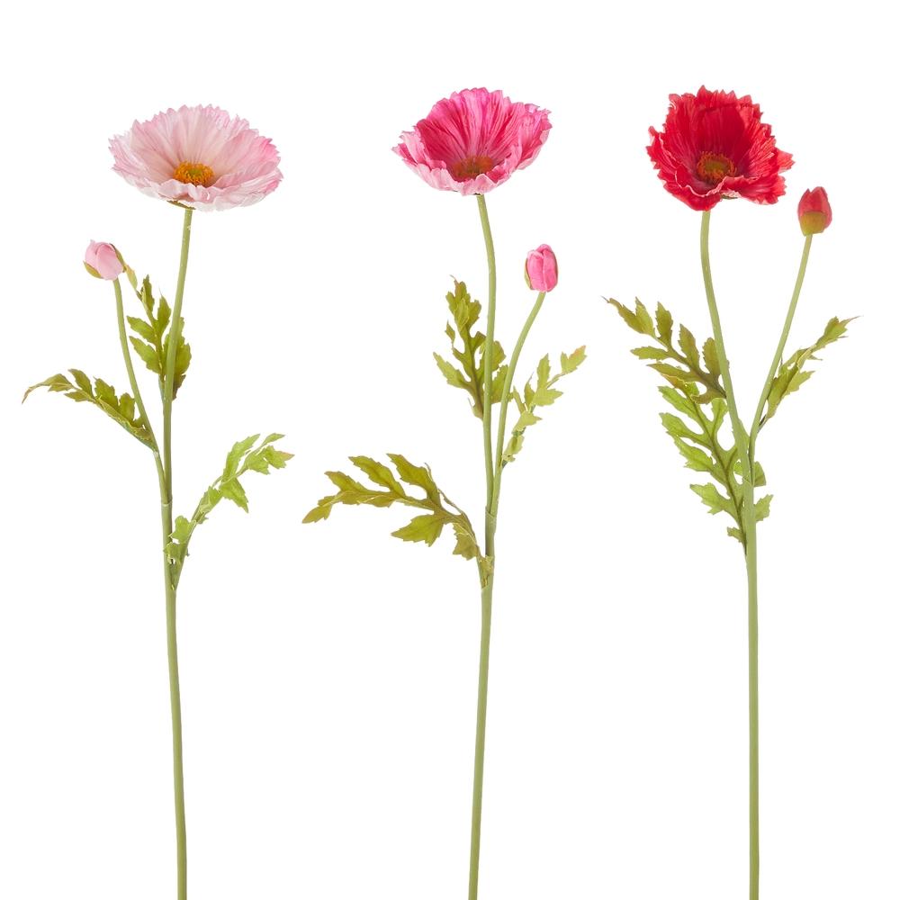 RAZ Imports 23" Real Touch Poppy Stem