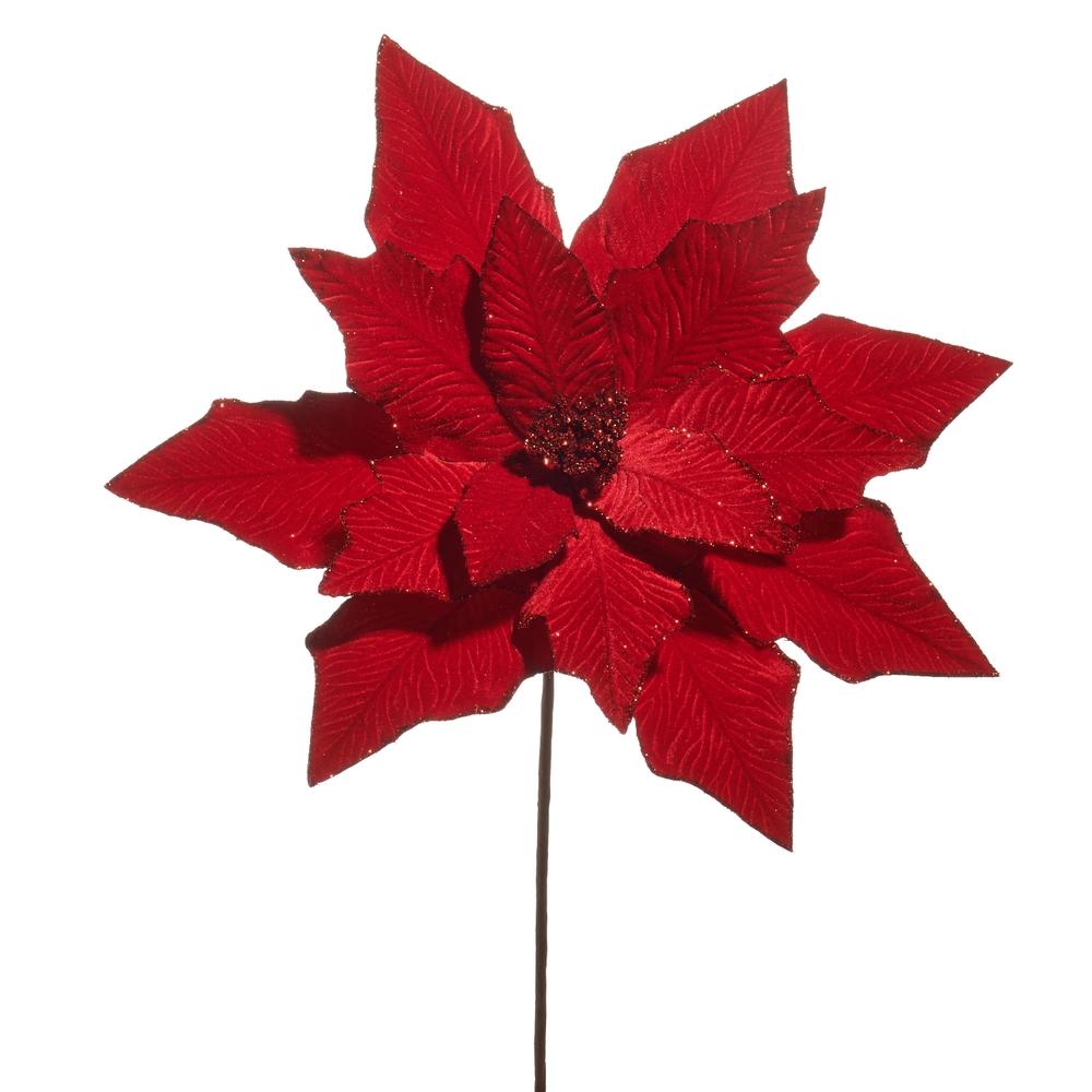 RAZ Imports 23" Red Poinsettia Stem