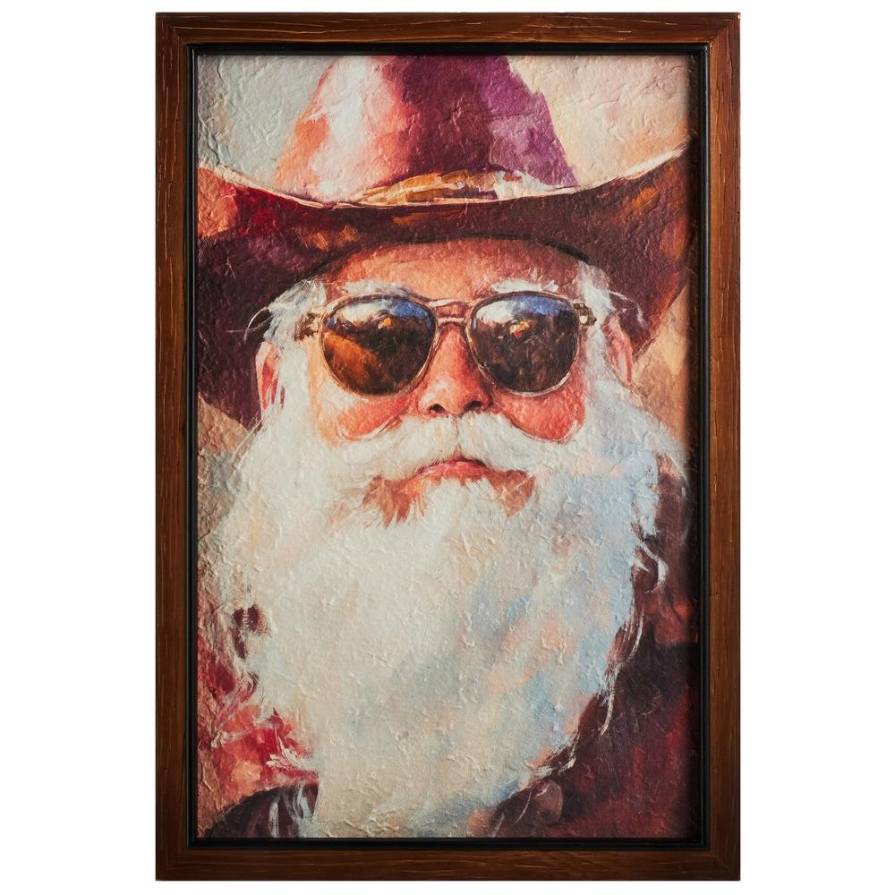 RAZ Imports 24.5" Cowboy Kringle Wall Art