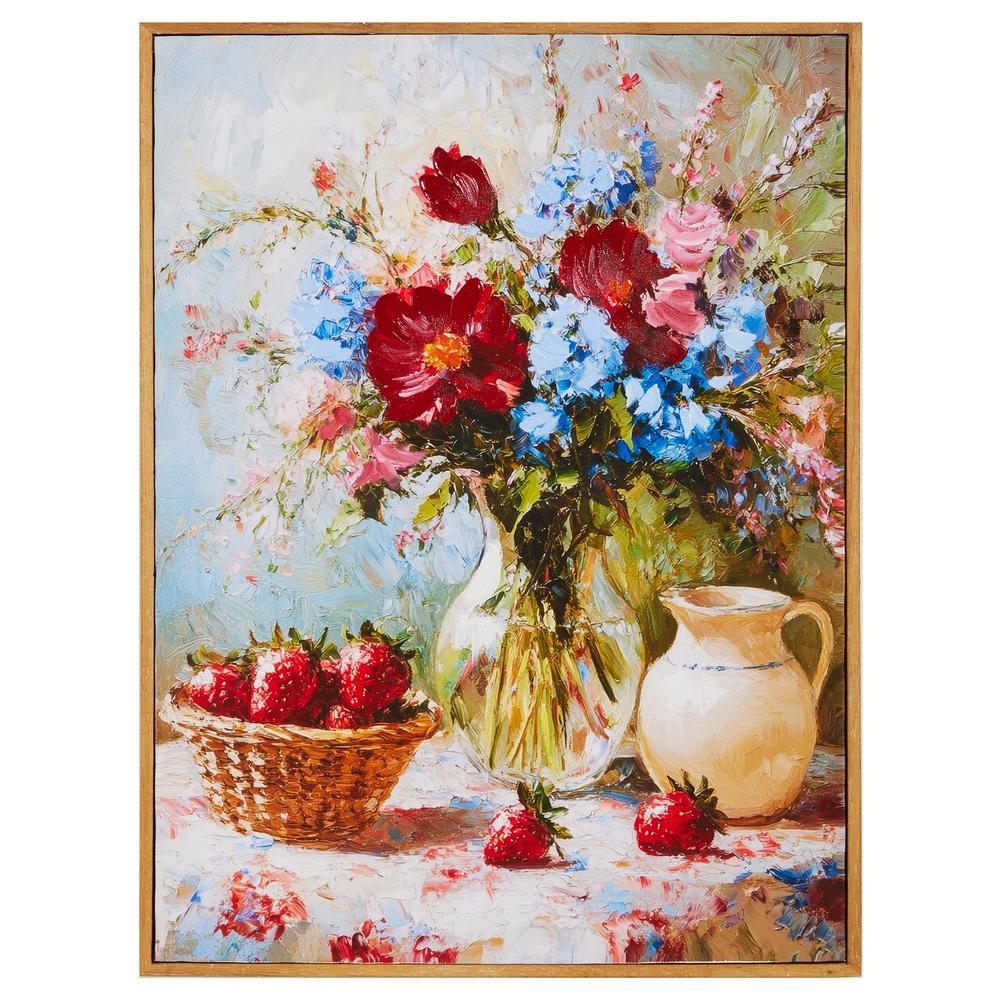 RAZ Imports 24" Americana Bouquet Framed Wall Art