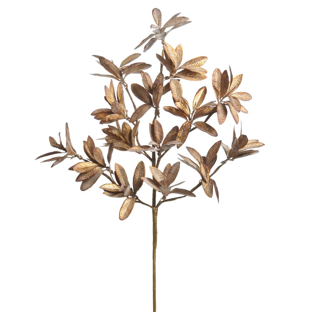 RAZ Imports 24" Antique Gold Leaf Spray