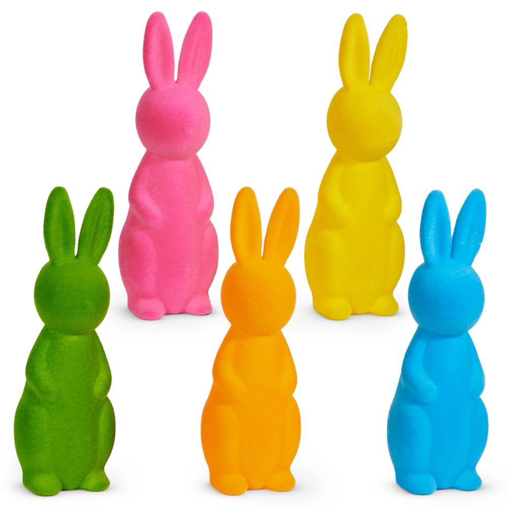 RAZ Imports 24" Bright Flocked Bunny